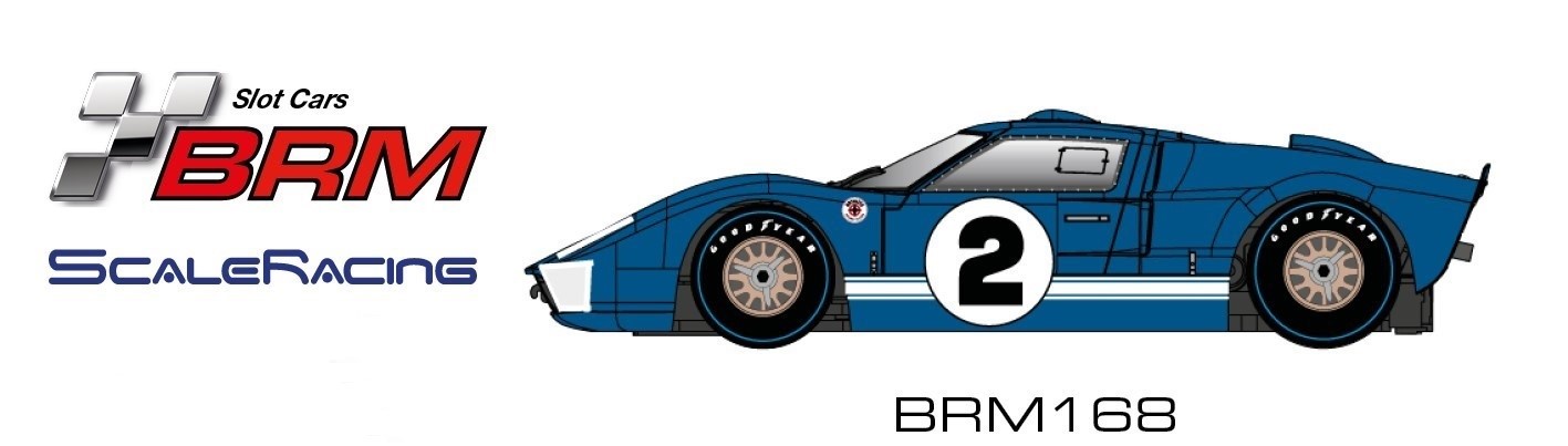 BRM168 GT40 mkII  #2 12 Hours of Sebring 1966